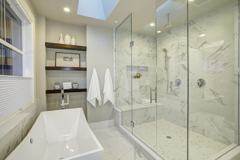 Walk In Shower Bathroom
